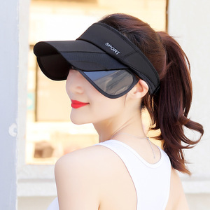 Prix d'usine pour femmes hommes réglable soleil bord casquettes de Baseball Protection UV visière été Sport chapeaux <span class=keywords><strong>casquette</strong></span> de Golf - Product Image 1
