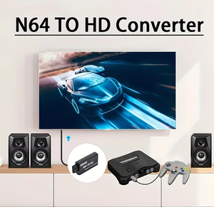 Adaptateur convertisseur N64 vers HD sans latence pour jeux rétro, prend en charge 1080P 16:9/4:3 pour consoles N64/SNES/NGC, logo OEM personnalisé - Product Image 6