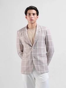 <b>Men</b> Lightweight Casual <b>Blazer</b> With Plaid Design Trendy Slim Fit Jacket Designed For Casual Corporate And Daily <b>Fashion</b> Wear - Product Image 5