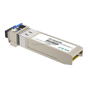 Module émetteur-récepteur optique SFP monomode 10G LC SMF DDM, portée jusqu'à 120 km, utilisation FTTX, certifié CE/FCC/RoHS - Product Image 1
