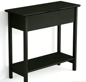 <span class=keywords><strong>Mesa</strong></span> <span class=keywords><strong>Consola</strong></span> <span class=keywords><strong>Plegable</strong></span> Delgada - MDF, Compatible con Enchufes Estadounidenses, Ecológica y Duradera, Mueble para Sala de Estar - Product Image 3