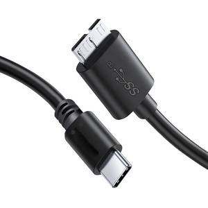 USB Type-c 3.1 USB 3.0 Micro B 10pin Câble rapide données Jusqu'à 5Gbps transfert pour Disque dur Samsung S6 <span class=keywords><strong>Chromebook</strong></span> Mac etc cahier - Product Image 1