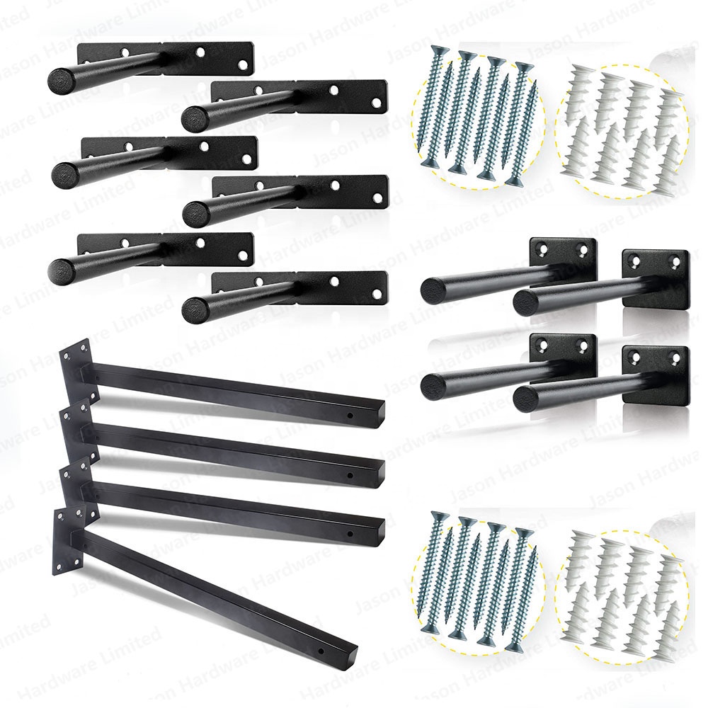 Пользовательские плавающие полки, деревенский Декор труб, промышленные полки, Настенные Кронштейны «сделай сам», 8 дюймов, декоративные настенные кронштейны