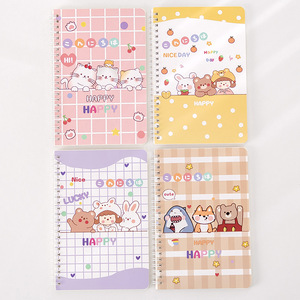 Phim Hoạt Hình Kawaii Dễ Thương Trẻ Em A5 Xoắn Ốc Tập Thể Dục Máy Tính Xách Tay Tùy Chỉnh Trường Văn Phòng Phẩm Nguồn Cung Cấp Giấy 60 Tờ U + Quà Tặng Khuyến Mãi - Product Image 6