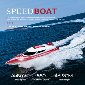 Wltoys WL918 Fast <b>RC</b> Racing <b>Boat</b> RTR With 2.4Ghz Proportional Remote Control Water Cooled Motor Led Lights for Outdoor Fun - Product Image 2