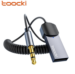 Toocki giá tốt nhất cáp âm thanh màu xanh răng để 3.5mm AUX <span class=keywords><strong>Adapter</strong></span> Hợp kim nhôm AUX để <span class=keywords><strong>USB</strong></span> <span class=keywords><strong>Adapter</strong></span> cho xe <span class=keywords><strong>Stereo</strong></span> - Product Image 1