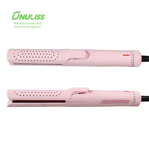 High Quality Custom Flat Irons With Private Label Hot Selling Easy Using Hair Straightening Device Hair Straightener Hair Curler