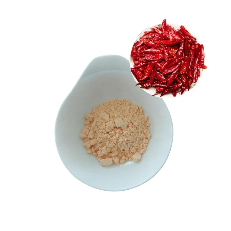 Warme Producten Natuurlijke Smaak Chili Peper Extract Water Oplosbaar Voor Voedsel Chili Peper Poeder