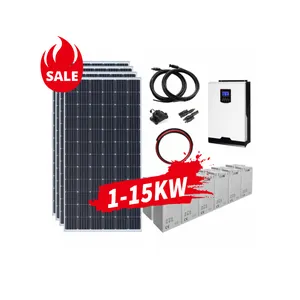 Solarfirst 5KW 10KW 15KW العاكس لوحة طاقة شمسية خارج الشبكة نظام الطاقة الشمسية للمنزل