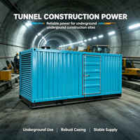 Groupe électrogène diesel super silencieux 120 kVA/kW à démarrage CC, mobile, triphasé, 4 sorties CA, rendement 30%-50%