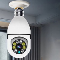 Ampoule A6 caméra de Surveillance pleine couleur nuit automatique suivi humain moniteur de sécurité intérieur Wifi Miini caméra IP