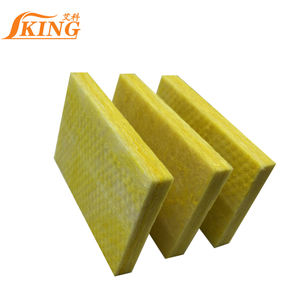 Panneau acoustique en laine de verre IKING 50 mm 48 kg/m³ jaune rose brun en fibre de verre pour la réduction du bruit dans les pièces insonorisées, faible niveau sonore - Product Image 1