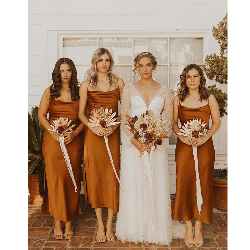Elegant Bridesmaid Dresses Ankle Length - Premium Quality