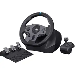 PXN V9 900 Joystick da 270 gradi gioco da corsa Sim volante da corsa con pedale frizione per PC, PS4, serie Xbox, giochi Switch