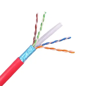 Chine Fournisseur Lan Câble Utp Ftp Cat6 24awg Cat6 Ftp Câble Réseau FTP Cat6 Câble 305M 1000ft Boîte Pour Réseau