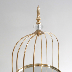 Zk230155 बेकिंग उपकरण केक टेबल सजावट के लिए 3-टियर मिठाई संगमरमर स्टैंड स्नैक धातु पक्षी पिंजरे रैक संगमरमर केक स्टैंड - Product Image 6