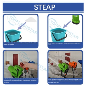 Canon à mousse Topflashstar <span class=keywords><strong>2000W</strong></span>, machine à mousse compacte et mini pour les fêtes, les activités estivales, les événements en piscine - Product Image 4