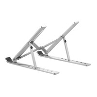 Support d'ordinateur portable pliable économique et léger en aluminium avec refroidissement et angles réglables pour la maison et le bureau