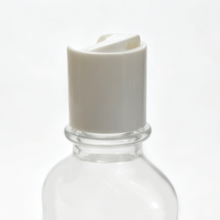 Bouteille transparente mince en PET de 120 ml avec système push-pull, conteneur portable pour toner liquide, format voyage, impression personnalisée, marque privée, OEM