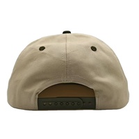 Gorra Snapback de ala plana no estructurada de 5 paneles de Venta caliente a la moda logotipo personalizado bajo MOQ gorra de béisbol lisa