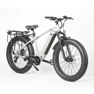 Bafang bbs 02 48v 500w 750w telaio integrato nascosto centro batteria manovella motore grasso pneumatico elettrico bicicletta ebike