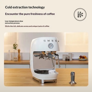 เครื่องชงกาแฟเอสเพรสโซ่กึ่งอัตโนมัติ Ecf03 สแตนเลสสตีล แบบสกัดคู่ ขนาดกะทัดรัด ทำความสะอาดง่าย ให้ฟองนมเข้มข้นสไตล์อิตาเลียน Ecf03 - Product Image 5
