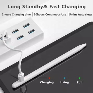 Stylet rechargeable pour tablette <span class=keywords><strong>Apple</strong></span> <span class=keywords><strong>Pencil</strong></span> General Magnetic Smart Active <span class=keywords><strong>Pencil</strong></span> Only for ipad 2018 to2024 <span class=keywords><strong>Pad</strong></span> Accessories - Product Image 4