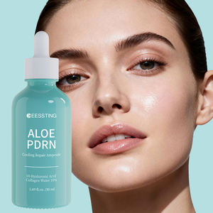 Ampollas de Suero Refrescante para Reparación de la Piel Sensible, con Células Madre, Antiarrugas, Hidratante, Calmante y Reafirmante, Marca Blanca - Product Image 1