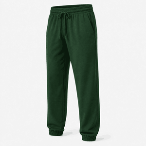 Pantalon de jogging durable pour femme en mélange de coton, respirant, coupe ample avec cordon de serrage à la taille, idéal pour la gym, la course et les tenues décontractées - Product Image 1