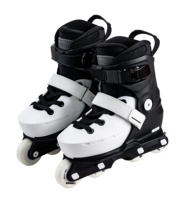 Patins à roulettes agressifs pour enfants, cadre UFS, botte rigide, multicolores, patins à roulettes de stunt avec doublure confortable amovible pour le skate de rue