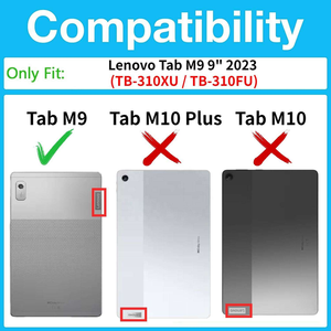Funda Protectora Ligera de Color Sólido a Prueba de Golpes HGD para Niños con Asa y Soporte para Lenovo M9 9 Pulgadas 2023 TB-310XU TB-310FU - Product Image 2