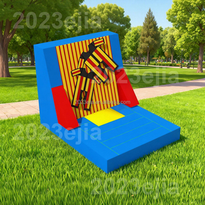 Mur gonflable de Velcro d'escalade de PVC extérieur en gros pour des locations extérieures de partie d'événement d'amusement d'enfants - Product Image 5
