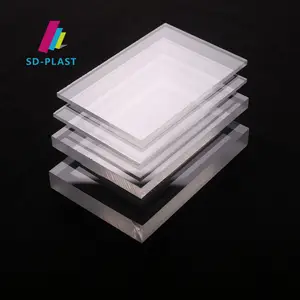 Customized PC Plastic Dance Floor Acrylic Sheet Scratch Resistant Plexi Glass Clear Transparent 1.2mm Acrylic Sheet