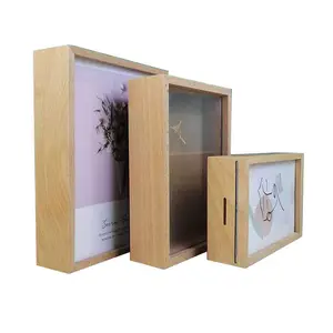 Wooden picture frame Simple wooden picture frame Picture wall Modern creative studio wall Decoration
