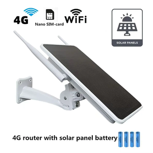 ESOE Dual Paneles Viajes al aire libre IP66 Impermeable Inalámbrico Wifi señal 4G Tarjeta Sim Router Energía Solar 4G Enrutador inalámbrico - Product Image 2