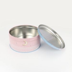 Cấp Thực Phẩm Dễ Thương Vòng <span class=keywords><strong>Cookie</strong></span> Hộp Thiếc Có Thể Tái Chế Bao Bì Kim Loại Cho Bánh Quy Biểu Tượng Tùy Chỉnh In Lưu Trữ Tin Container Hộp Quà Tặng - Product Image 2