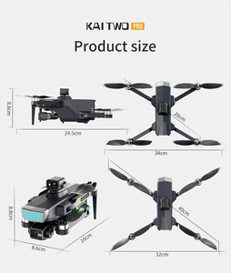 Drones KAI TWO Pro, Quadcopter Profesional con Motor sin Escobillas, PTZ de 3 Ejes, FPV, UAV, con Cámara 4k, Drones Kai Two - Product Image 5
