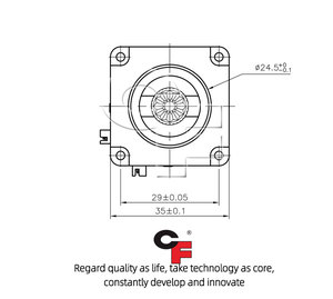 Potentiomètres rotatifs série JS35, résistance 1K-1M, CC 10V -30~+80, rotation 360°, film carbone, pour drones UAV, joystick - Product Image 4