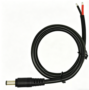 Cáp nguồn JHPower tùy chỉnh, đầu đực DC 5.5x2.5mm, dây nguồn đầu mở dùng cho camera an ninh CCTV và đèn LED - Product Image 2