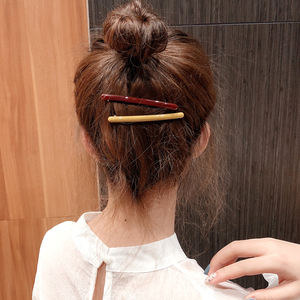 Épingle à <span class=keywords><strong>cheveux</strong></span> à queue de cheval, en résine métallique, en plastique, pour femme, 50 pièces, accessoires, <span class=keywords><strong>barrette</strong></span> - Product Image 4