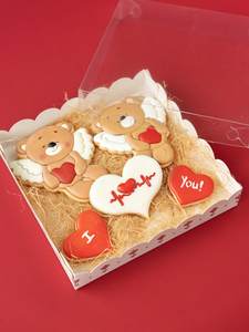 IMEE-dulces para panadería para niños y niñas, caja de regalo transparente para postres, galletas de panadería, Gingersnap - Product Image 5