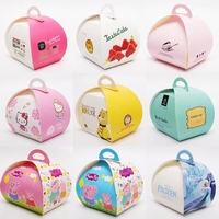 Boîte d'emballage en papier kraft recyclé de haute qualité facile à assembler avec stratification UV pour la gelée de sucre de sushi de chewing-gum alimentaire