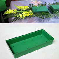 Oasis floral plateau en mousse blocs couronne boule vert EVA fleur boue arrangements cage porte-fleur avec flore mousse
