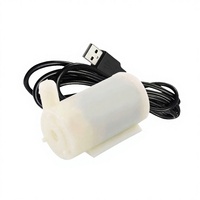 Pompe à eau à micro-diaphragme DL, pompe submersible USB DC 3V/5V pour la circulation de l'eau, personnalisable OEM, avec roue en laiton et joint en PTFE