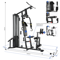 Nouvelle station d'entraînement multifonctionnelle intelligente personnalisée pour la maison, équipement de fitness, musculation, fonctions musculaires du tronc, acier