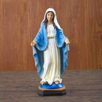 Statue de la Vierge Marie, figurine religieuse, statue de la Madone catholique, décoration pour la maison et l'église