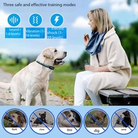 Appareil d'entraînement pour chien Dog God Trainer, télécommande ultra longue portée, affichage numérique intelligent, anti-aboiement, vibration, design pliable, ABS+PC