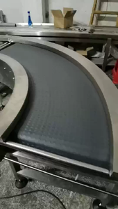 Özelleştirmek Powered 180 derece 360 derece eğrisi hattı yarı daire dönüş bant konveyör birleştirin - Product Image 3