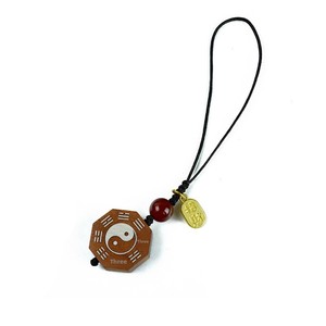 Chaîne <span class=keywords><strong>de</strong></span> téléphone portable Tai Chi en bois <span class=keywords><strong>de</strong></span> jujube incrusté d'argent, bijoux taoïstes, bracelet personnalisé GJX0005 - Product Image 1