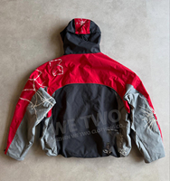 Custom Rits Up Nylon Anorak Wandelen Winddichte Hoodie Regen Softshell Softshell Waterdichte Mannen Outdoor Windjack Jas